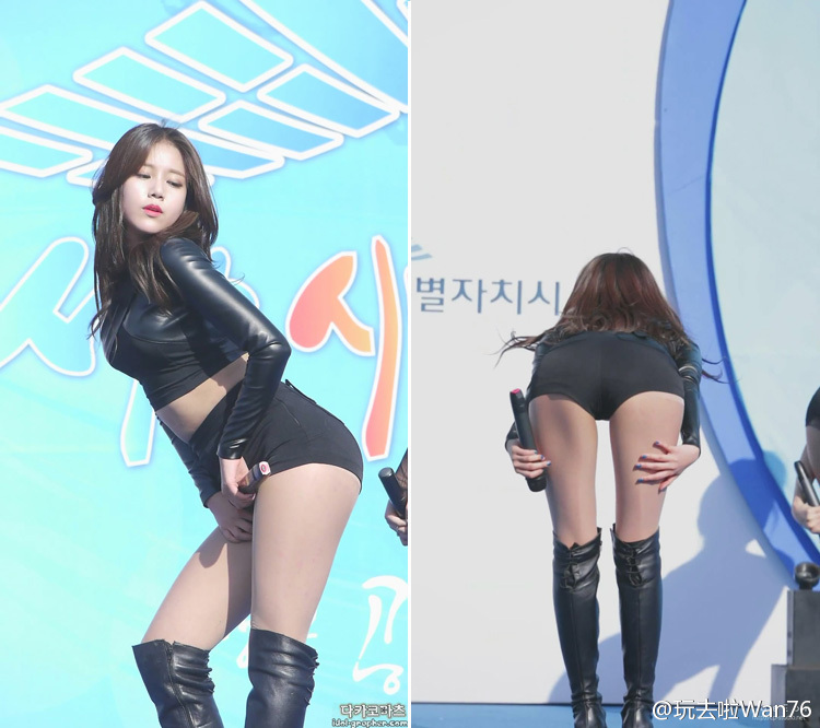 AOA – 超短裙+Like a cat 等..黑色诱惑150425超近距饭拍17则HD.1920P [百度云盘/2.9G]插图